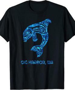 Gig Harbor Washington Native American Orca Killer Whale T-Shirt